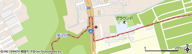 有限会社伊藤畳店　巣子事務所周辺の地図