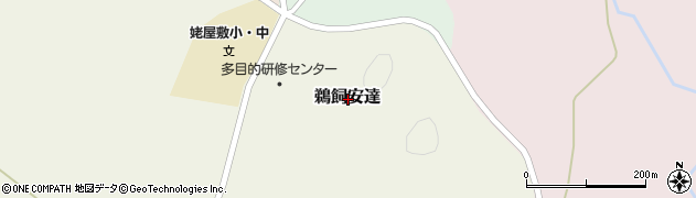岩手県滝沢市鵜飼安達周辺の地図