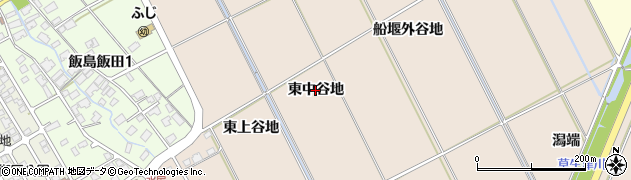 秋田県秋田市飯島（東中谷地）周辺の地図