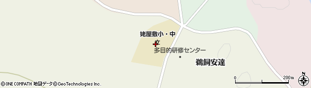 滝沢市立姥屋敷小中学校周辺の地図