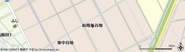 秋田県秋田市飯島船堰外谷地周辺の地図