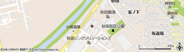 秋田ジンクソリューションズ株式会社周辺の地図