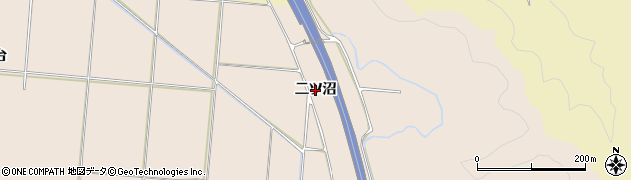 秋田県秋田市外旭川（二ツ沼）周辺の地図