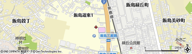 ダイナム秋田店周辺の地図