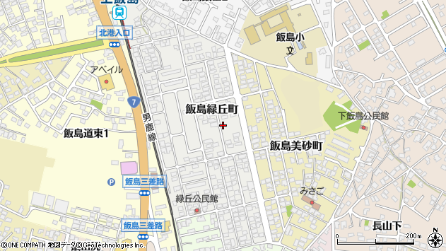 〒011-0915 秋田県秋田市飯島緑丘町の地図
