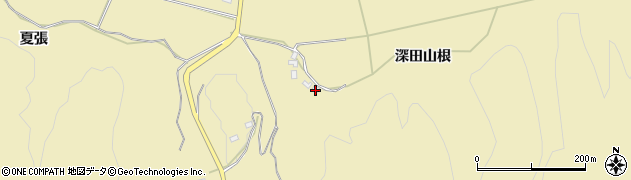 秋田県秋田市上新城道川深田山根10周辺の地図