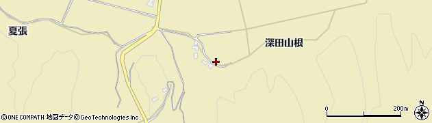 秋田県秋田市上新城道川深田山根47周辺の地図