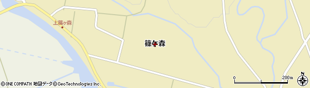 岩手県雫石町（岩手郡）長山（篠ケ森）周辺の地図