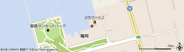 マリーナ秋田周辺の地図