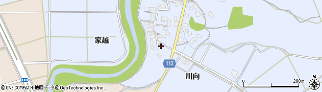 秋田県秋田市下新城笠岡笠岡8周辺の地図