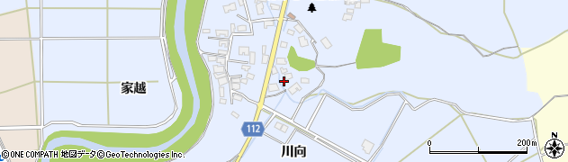 秋田県秋田市下新城笠岡笠岡243周辺の地図