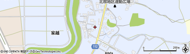 秋田県秋田市下新城笠岡笠岡19周辺の地図