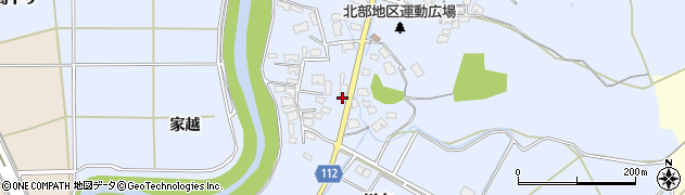 秋田県秋田市下新城笠岡笠岡271周辺の地図