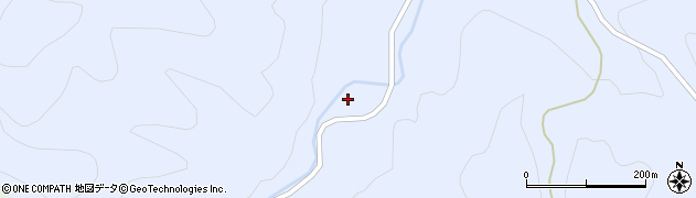 岩手県下閉伊郡岩泉町猿沢滝の上周辺の地図
