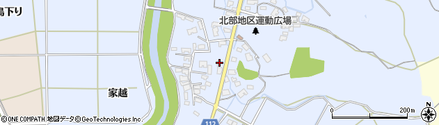 秋田県秋田市下新城笠岡笠岡261周辺の地図