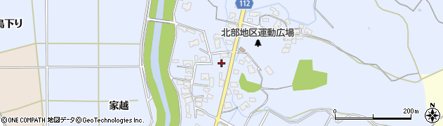 秋田県秋田市下新城笠岡笠岡265周辺の地図