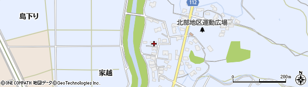 秋田県秋田市下新城笠岡笠岡33周辺の地図