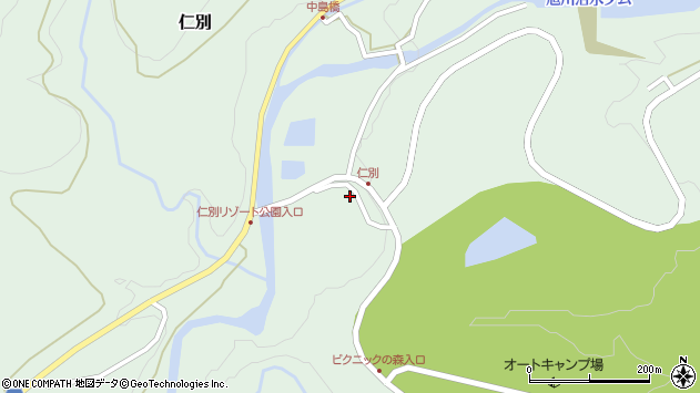 〒010-0824 秋田県秋田市仁別の地図