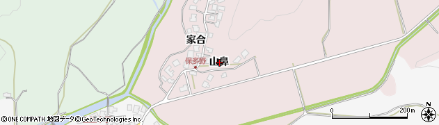 秋田県秋田市上新城保多野山鼻周辺の地図