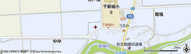 秋田県秋田市下新城笠岡笠岡67周辺の地図