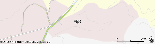 秋田県秋田市上新城保多野（杉沢）周辺の地図