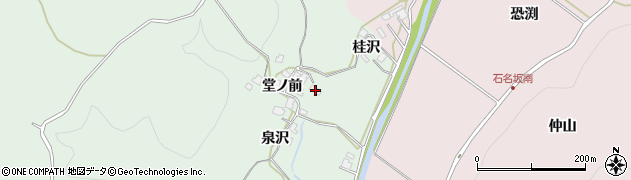 秋田県秋田市上新城石名坂堂ノ前3周辺の地図