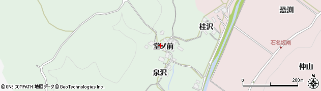 秋田県秋田市上新城石名坂堂ノ前6周辺の地図