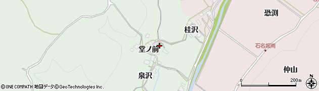 秋田県秋田市上新城石名坂堂ノ前2周辺の地図