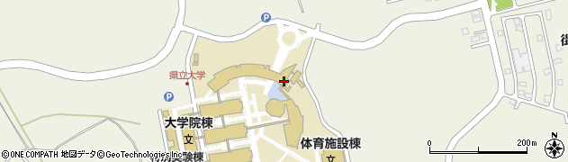 秋田県立大学　秋田キャンパス周辺の地図