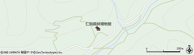 秋田県秋田市仁別（務沢）周辺の地図