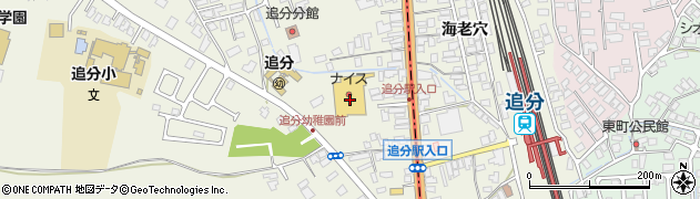 秋田県潟上市天王追分135周辺の地図