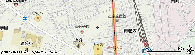 秋田県潟上市天王追分周辺の地図