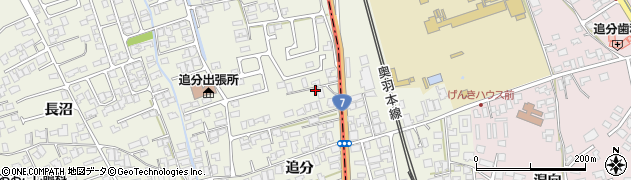 秋田県潟上市天王追分59周辺の地図