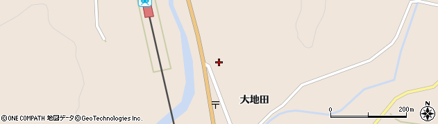 秋田県仙北市西木町上桧木内中泊153周辺の地図
