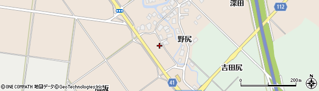 秋田県秋田市金足片田横関181周辺の地図