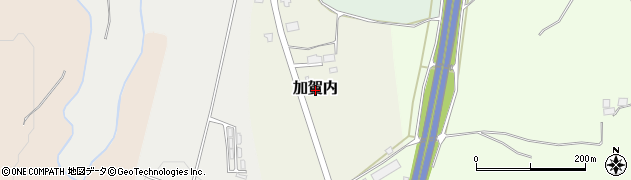 岩手県滝沢市加賀内周辺の地図