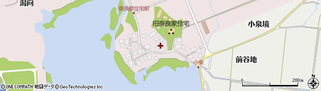 秋田県秋田市金足小泉（上前）周辺の地図