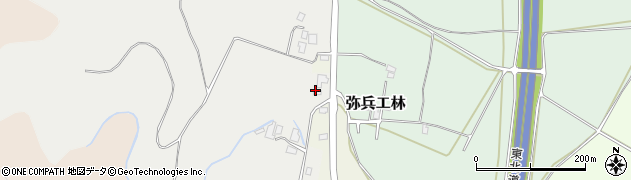岩手県滝沢市長太郎林周辺の地図