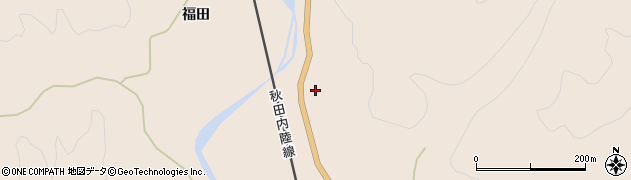 秋田県仙北市西木町上桧木内中泊5周辺の地図