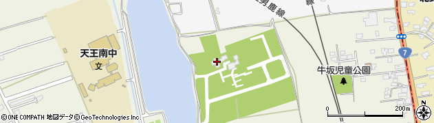 秋田県潟上市天王追分118周辺の地図