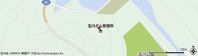 秋田県仙北市田沢湖玉川（下水無）周辺の地図