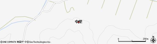 岩手県岩泉町（下閉伊郡）中里周辺の地図