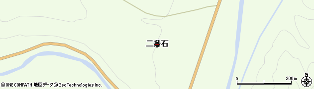 岩手県岩泉町（下閉伊郡）二升石周辺の地図