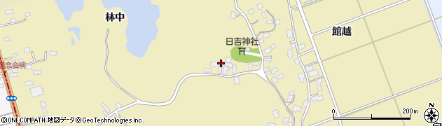 秋田県秋田市金足下刈林中124周辺の地図