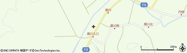 秋田県秋田市金足黒川黒川96周辺の地図