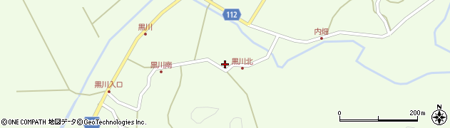 秋田県秋田市金足黒川黒川190周辺の地図