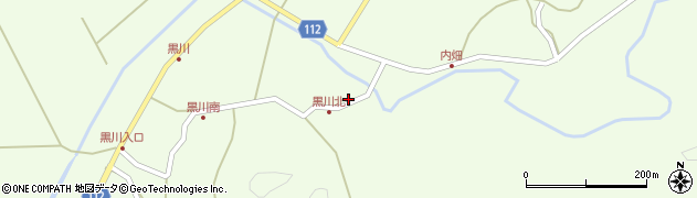 秋田県秋田市金足黒川黒川91周辺の地図