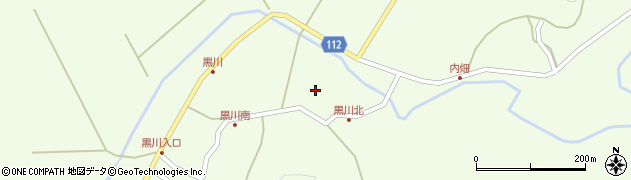 秋田県秋田市金足黒川黒川188周辺の地図