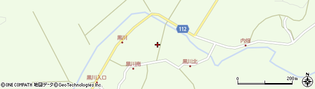 秋田県秋田市金足黒川黒川175周辺の地図