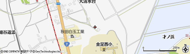 秋田県秋田市金足大清水大清水台5周辺の地図